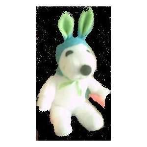   Peanuts Snoopy Doll Toy in Bunny Rabbit Ears and Carrot: Toys & Games