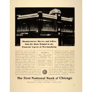  1940 Ad Merchandise Mart Chicago First National Bank 
