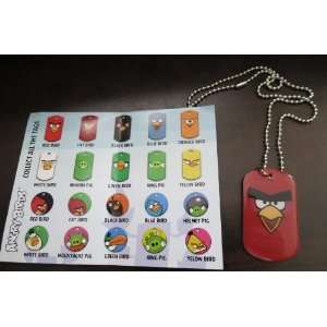  ANGRY BIRDS   FAT BIRD SERIES 1 DOG TAG #17 of 20: Toys 
