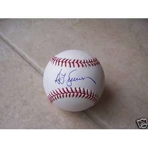  Ted Simmons Cardinals Brewers Official Signed Ml Ball 