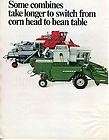 1969 Massey Ferguson MF 510 Combine & 1100 12 Tractor 5 Page Ad