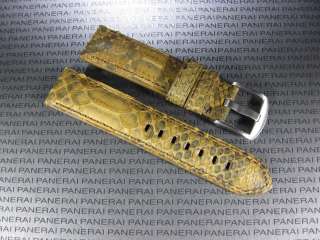   stainless buckle color golden brown python skin with matching stitch