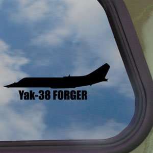  Yak 38 FORGER Black Decal Military Soldier Window Sticker 