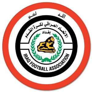  Iraq National Football Team car sticker 4 x 4 