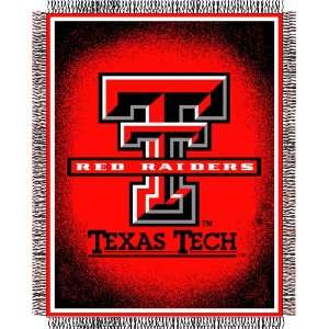  Texas Tech Red Raiders Triple Woven Jacquard NCAA Throw 