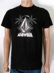New   Volcom Stone   Mens Hopper Hawaii T Shirt Black M Medium $20 