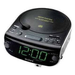  Sony Dream Machine ICF CD843V CD Clock Radio with Digital 