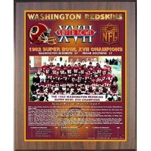  1982 Washington Redskins Super Bowl Championship Team 