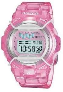  Casio Baby G Ladies Tanning Timer Watch in Pink Resin 