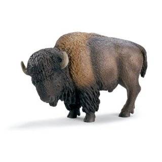  American Buffalo Figure Realisitic 5.5 inch Bison Toy   1 
