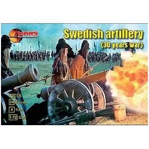  30 Year War Swedish Artillery (24 & 4 Guns) 1 72 Mars 