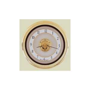  Bulova C4130 Norfolk Wall Clock Polished Goldtone
