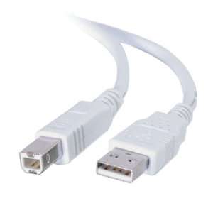  Cables To Go CablesToGo USB 2.0 Male Male A B White Cable 