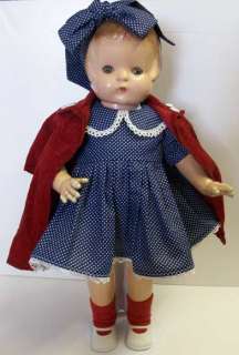 ANTIQUE 1930s VINTAGE 19 EFFANBEE PASTY ANN COMPOSITION DOLL w 