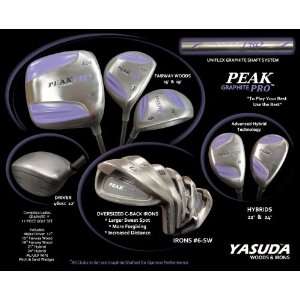  Yasuda Peak Pro Ladies Complete 11 Piece Golf Club Set by 