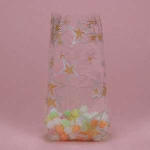    50 Pack of Cello Bags   Super Stars Silver/Gold: Everything Else