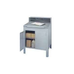 Win holt S/S Stationary Enclosed Receiving Desk   RDSWNSS 