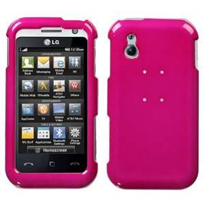  LG: GT950 (Arena), Solid Hot Pink Phone Protector Cover 