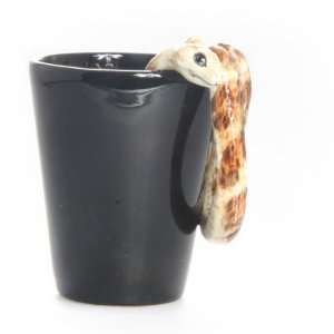  Snake 3D Ceramic Mug   Brown: Home & Kitchen