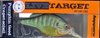 Koppers Pumpkinseed ~ Flat Sided Crankbait ~ Small Shallow Diver 
