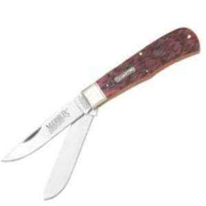  Marble Knives 128 Jumbo Trapper Pocket Knife with Red 