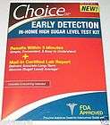 BRAND NEW CHOICE EARLY DETECTION IN HOME HIGH SUGAR LEVEL TEST KIT 