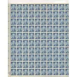 James Monroe Sheet of 100 x 5 Cent US Postage Stamps NEW
