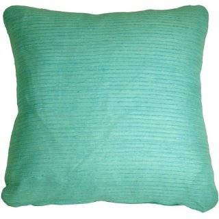 Pillow Decor   Ribbed Silk Sea Foam 22x22 Throw Pillow