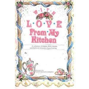  With Love From My Kitchen Recipe Keeper Holder Cookbook 