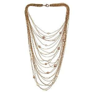  Multistrand Floating Pearls Necklace Jewelry