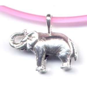 16 Pink Elephant Necklace Sterling Silver Jewelry  Sports 