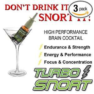 Turbo Snort Caffeine Energy Nasal Spray Grocery & Gourmet Food