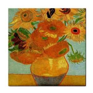  Still Life Vase with Twelve Sunflowers By Vincent Van Gogh 