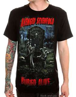 Avenged Sevenfold Buried Alive A7X rock T Shirt M L XL 2XL 3XL NWT 
