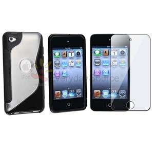   Rubber Hard HYBRID CASE COVER for iPOD TOUCH 4TH GEN 4G 4+FILM  