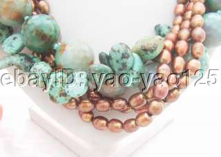 Natural Fresh Water cultured pearl, rice brown pearl, round faceted 