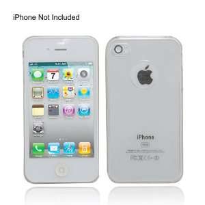  Transparent Silicone Case for iPhone 4 & iPhone 4S, Ultra Thin 