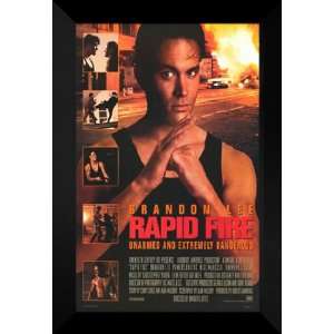 Rapid Fire 27x40 FRAMED Movie Poster   Style C   1992:  