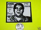 OBEY ANDRE THE GIANT SHEPARD FAIREY WWF SKATE STICKER 