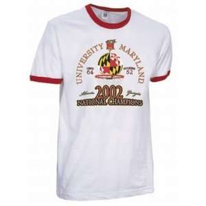  2002 Maryland Terrapins Vintage T shirt: Sports & Outdoors