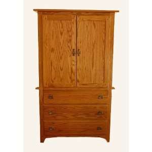   Amish Mission 700 Series 2 Piece Armoire   AND 761