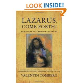  Lazarus, Come Forth (9781584200406) Valentin Tomberg 
