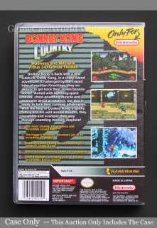   Kong Country Super Nintendo Custom Game Case DKC *NO GAME*  
