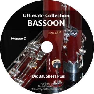BASSOON 6 DVDs Extensive Sheet Music Collection pdf Bundle Pack  