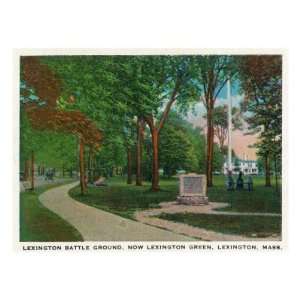  Lexington, Massachusetts, Lexington Green View, Old Battle 