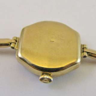 International Watch Co. 14K solid gold ladies wristwatch full band 