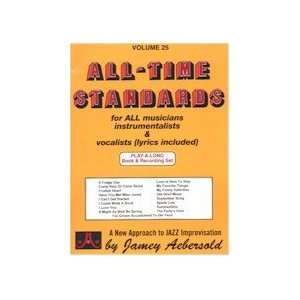  Jamey Aebersold Vol. 25 Book & CD   All Time Standards 