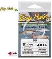 Frog Hair Fluorocarbon Fly Fishing Leader 7 X  