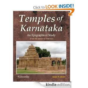 Temples Of Karnataka  An Epigraphical Study Varija R. Bolar  