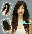 Long Layered Dark Brown Hair Wigs LM08